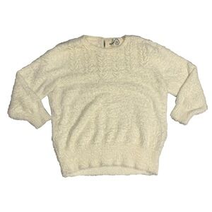 Anthropologie White Sweater